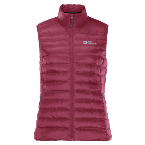 VÍNOVÁ PREŠÍVANÁ ŠPORTOVÁ VESTA JACK WOLFSKIN PACK-GO DOWN VEST W 1207031-2198