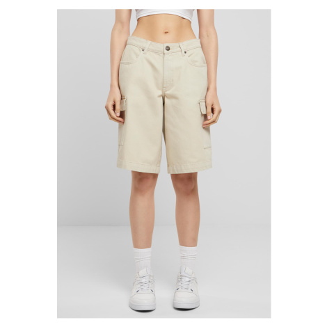 Women's cargo shorts beige