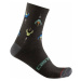 Castelli Aperitivo 15 Sock Dark Grey L/XL Cyklo ponožky