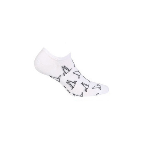 Dámské vzorované kotníkové ponožky Perfect bílá 3638 model 5790711 - Wola