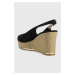 Sandále U.S. Polo Assn. Alyssa dámske, čierna farba, na kline, ALYSSA016D