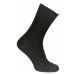 Dámske luxusné vlnené čierne ponožky SHEEP