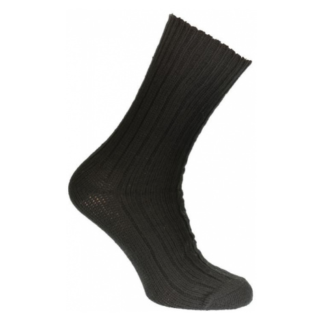 Dámske luxusné vlnené čierne ponožky SHEEP John-C
