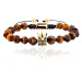 Linda's Jewelry Korálkový náramok Tigrie Oko INR203