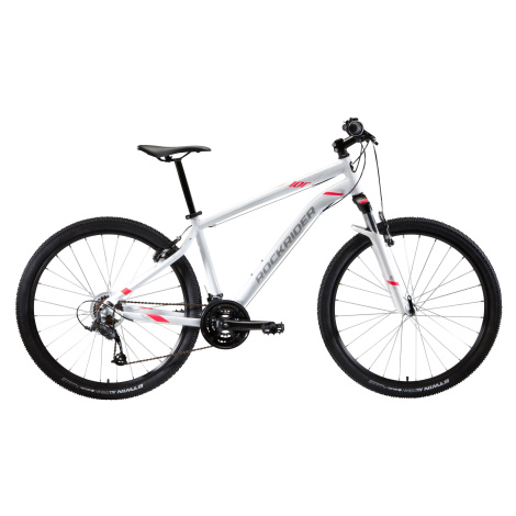 ROCKRIDER Dámsky horský bicykel ST 100 27,5" bielo-ružový BIELA 2022
