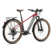 Horský elektrobicykel MONDRAKER Prime R X, nimbus grey cherry red