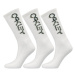 Oakley B1B SOCKS 2.0 (3 PCS) Ponožky, biela, veľkosť