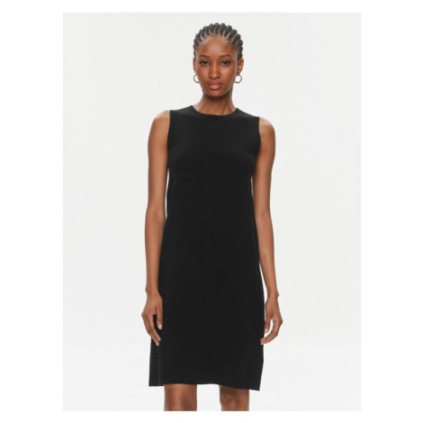 Calvin Klein Úpletové šaty Extra Fine Wool Shift Dress K20K206899 Čierna Regular Fit