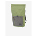 Šedo-zelený batoh Travelite Basics Roll-up (35 l)