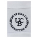 Detské bavlnené šortky United Colors of Benetton biela farba, nastaviteľný pás