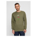 Lost Youth Rose Crewneck Olive