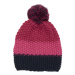 Dievčenská zimná čiapka COLOR KIDS Hat-Colorblock-741227.5944-fuchsia purple