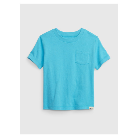 Modré chlapčenské tričko s vrecúškom GAP