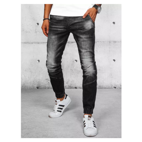 Čierne trendové džínsy DStreet