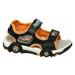 Čierno-oranžové sandále na suchý zips Hot Wheels