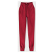 Tmavo červené teplákové nohavice (CK01-35)