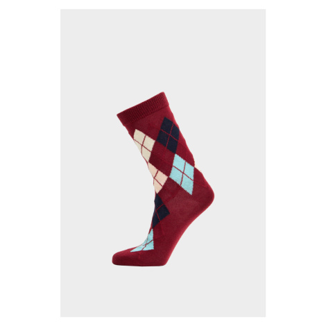 PONOŽKY GANT ARGYLE SOCKS PLUMPED RED