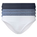 esmara® Dámske nohavičky, 5 kusov (námornícka modrá/modrá/biela)