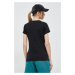 Bavlnené tričko New Balance WT31546BK-6BK, čierna farba