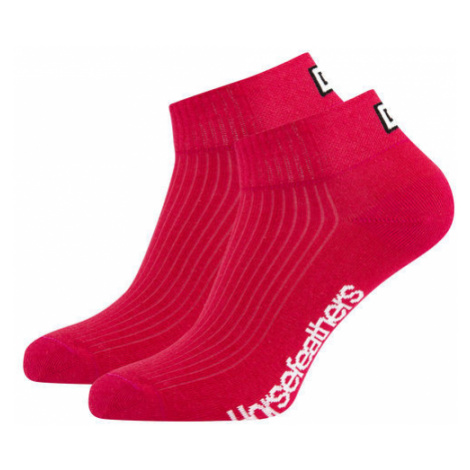 3PACK ponožky Horsefeathers run červené (AA1080C) M