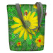 Bertoni Plátenná taška Sunny Mirage Green/Yellow 29 cm x 40 cm x 36 cm x 8 cm