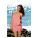 Leila Frosted M-312 coral tunic As in the picture