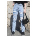 Madmext Mad Girls Blue Ripped Jeans