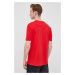 Bavlnené tričko HUGO červená farba,s potlačou,50467556