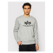 Alpha Industries Mikina Basic Sweater 178302 Sivá Regular Fit