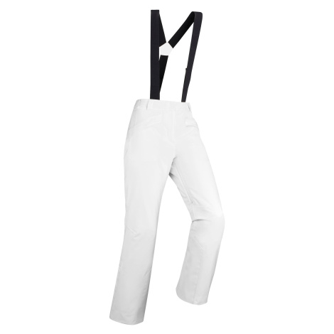 WEDZE Dámske lyžiarske nohavice 580 biele BIELA