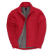 B&amp;C Jacket Softshell Pánska softshellová bunda JUI62 Red