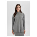 DEFACTO Regular Fit Half Turtleneck Sweater Tunic