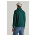 MIKINA GANT REG SHIELD HALF ZIP SWEAT TARTAN GREEN