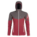 High point Atom Lady Hoody brich red/iron gate, Dámska softshellová bunda