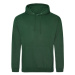 Just Hoods Unisex mikina s kapucňou JH001 Bottle Green