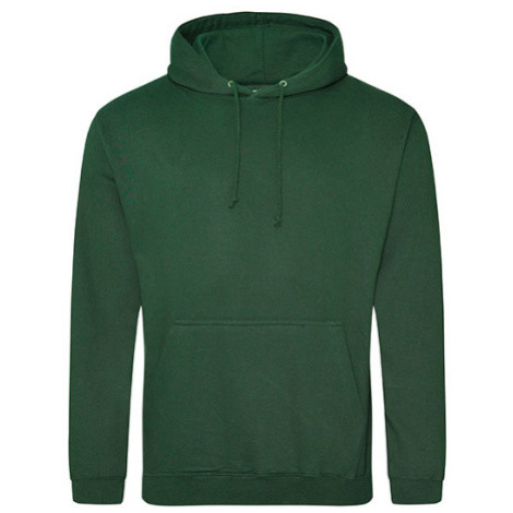 Just Hoods Unisex mikina s kapucňou JH001 Bottle Green