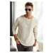 60226 Dewberry Knitwear Menswear Sweater-BEIGE