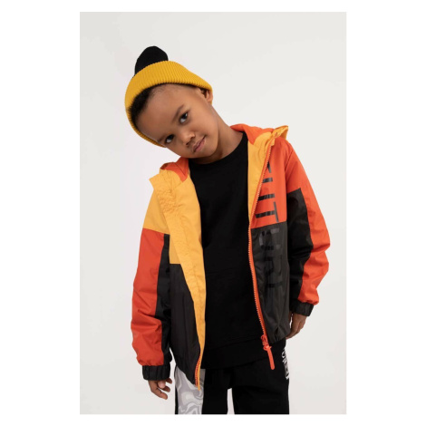 Detská bunda Coccodrillo oranžová farba