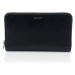 TAŠKA GANT UNISEX. LEATHER WALLET BAG BLACK