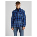 Modrá kockovaná košeľa Jack & Jones Bluwoodland