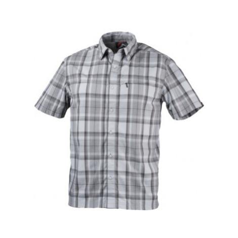 Pánska košeľa technický outdoor krátky rukáv LEMON - grey Northfinder
