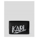Púzdro Na Platobné Karty Karl Lagerfeld K/Ikon Print Deco Ch Čierna