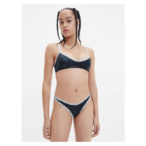 Čierny dámsky spodný diel plaviek Calvin Klein Underwear
