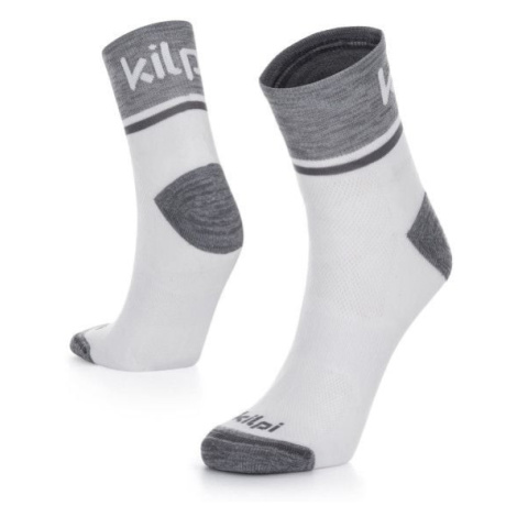 Unisex running socks KILPI SPEED-U white
