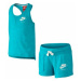 KIDS Nike Gym Vitage Tank And Shorts Set Little Girls turquiose 728841-418