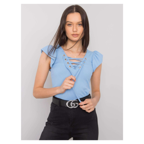 Blouse-DHJ-BZ-13301.34P-light blue