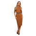 Made Of Emotion Dress M461 Caramel