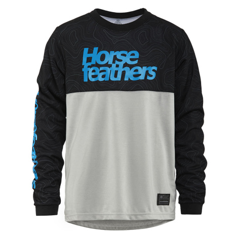 Horsefeathers Fury Ls Youth Bike T-Shirt Mineral Gray