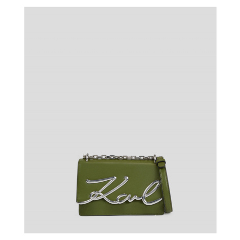 Kabelka Karl Lagerfeld K/Signature Sm Shoulderbag Zelená