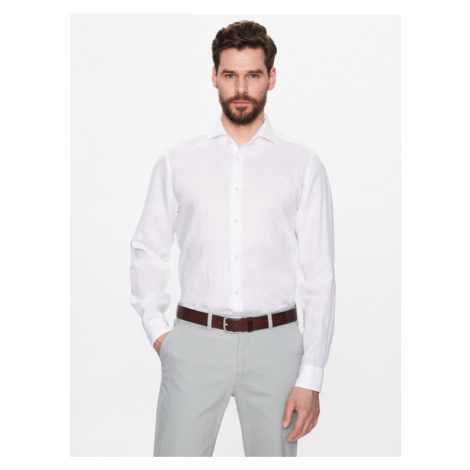 JOOP! Košeľa JSH-146PAI-W 30036138 Biela Slim Fit